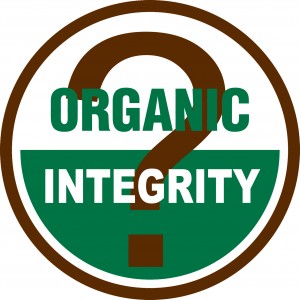 organic integrity with question mark